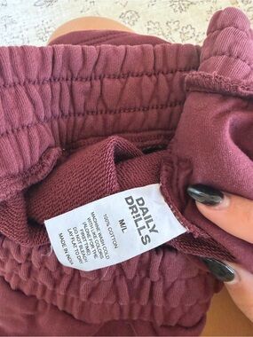 Daily Drills | Tops | Daily Drills Crewneck And Shorts Set Maroon ...